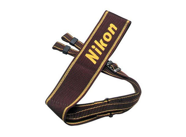 Nikon AN-6W Vinrød/Gul Vevd Nylon Bred skulderrem ( 3cm ) 